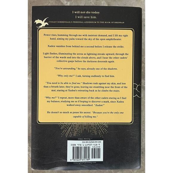 Onyx Storm - Deluxe Limited Edition - Rebecca Yarros 2025, In Hand Ready To Ship - Picture 2 of 3